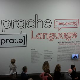 Ausstellung Sprache